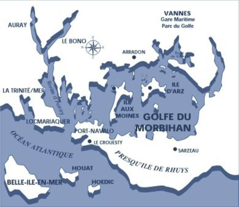 Entre Golfe Et Ocean La Trinité-Surzur Exterior foto